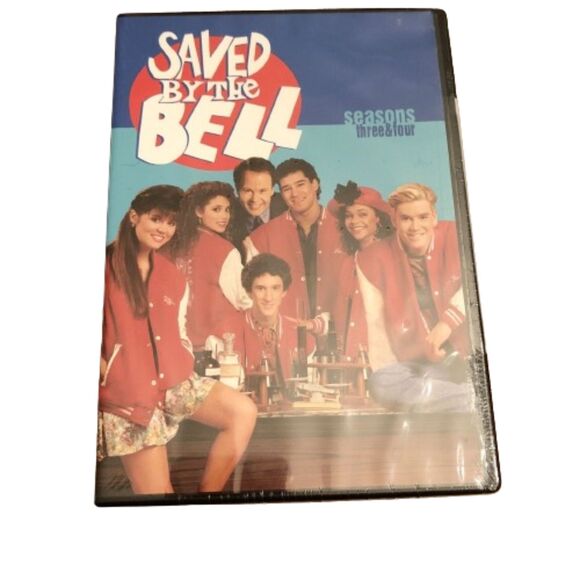 SAVED BY THE BELL - SEASONS 3 & 4 (DVD, 2004, 4-Disc Set) NEW SEALED - Picture 1 of 3